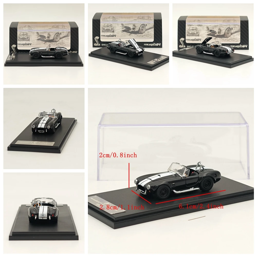 Shelby Cobra 427S/C Diecast Model Car Blue 4 Shelby Cobra 427S/C Diecast Model Car Blue - Image 4