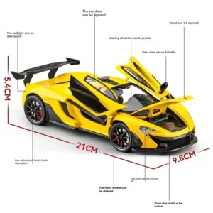 McLaren P1 1:24 Scale Diecast Model Car 15 S5a9a2823dfee490ea2b0f7a8599cbdb4L
