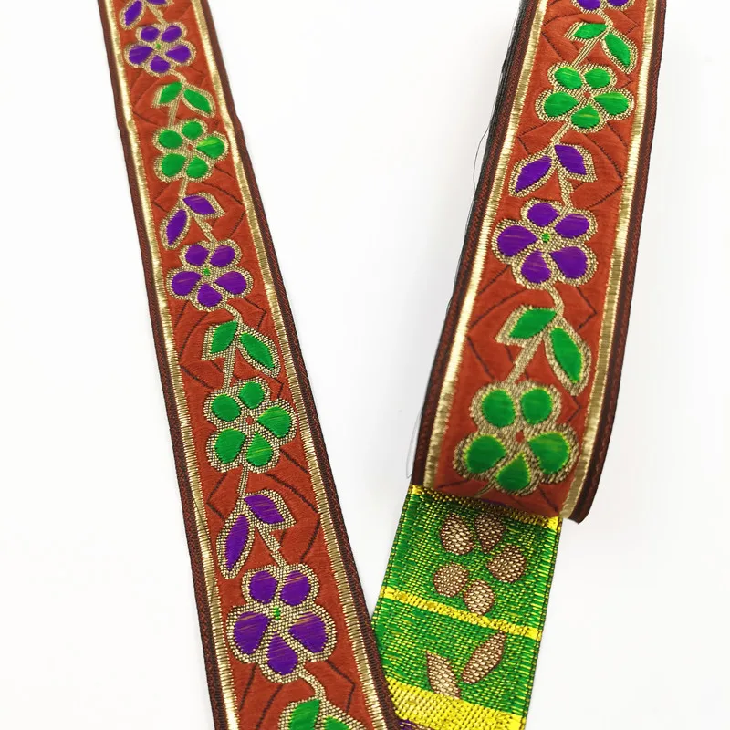 Vintage Ethnic Embroidery Ribbon 33mm 7 Meters 7 Vintage Ethnic Embroidery Ribbon 33mm 7 Meters - Image 7