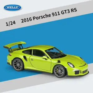 WELLY 1:24 Porsche 911 GT3 RS Diecast Model 19 S5adf725e17444f74be25baeeb0ef5a0bb