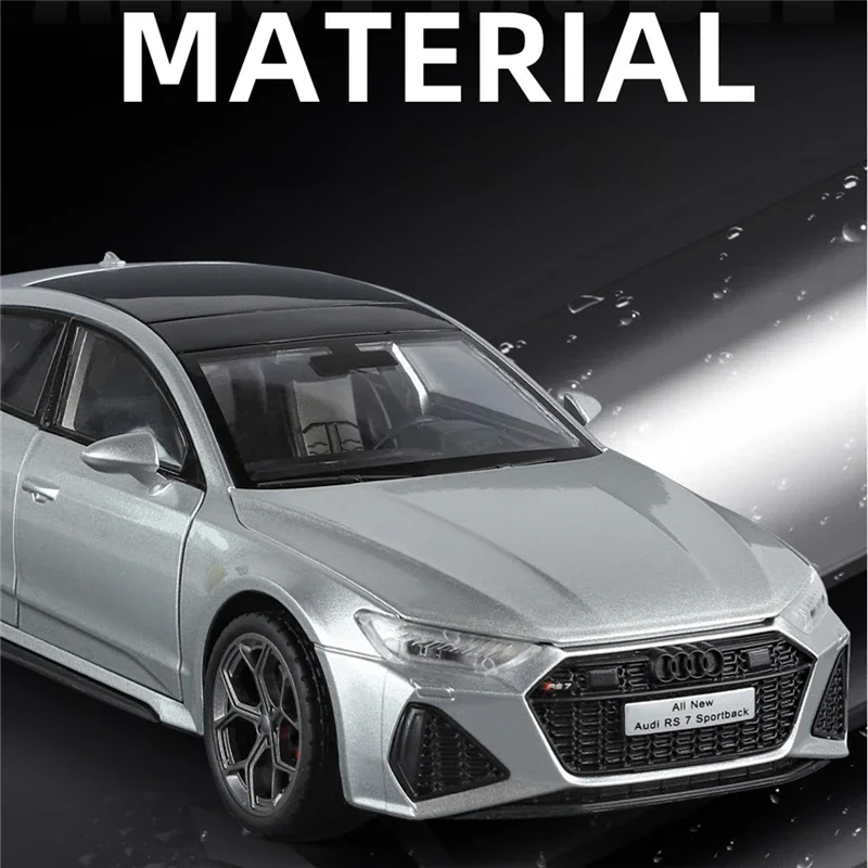 Audi RS7 Coupe Diecast Model 1:24 White 2 Audi RS7 Coupe Diecast Model 1:24 White - Image 2