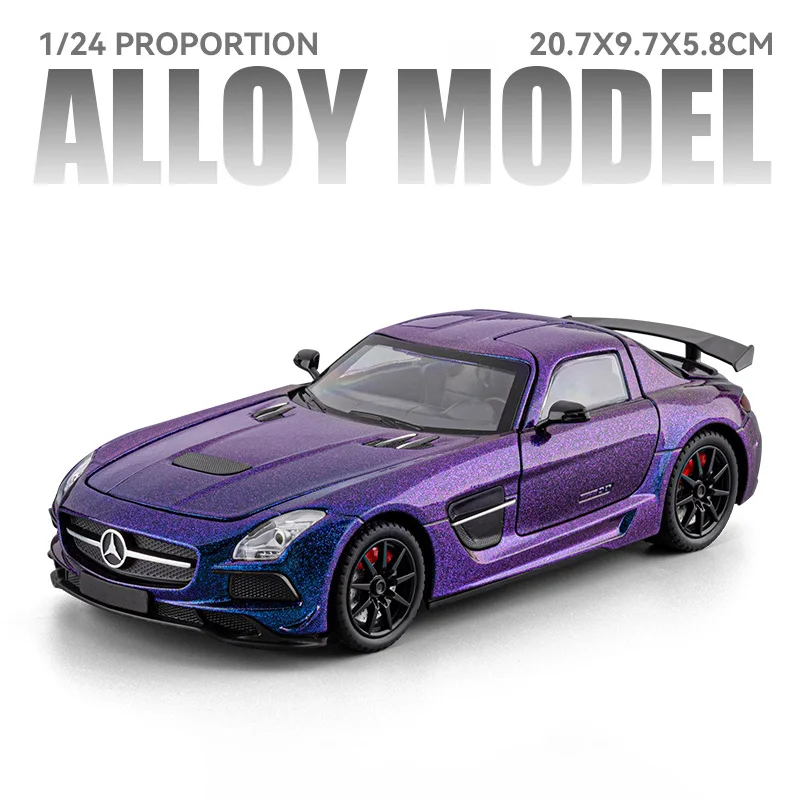 1:24 Scale Diecast SLS Sports Car Model 7 1:24 Scale Diecast SLS Sports Car Model - Image 7