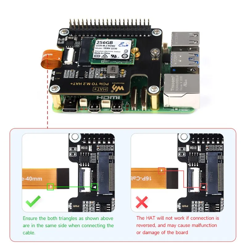 PCIe to M.2 HAT for Raspberry Pi 5 5 PCIe to M.2 HAT for Raspberry Pi 5 - Image 5