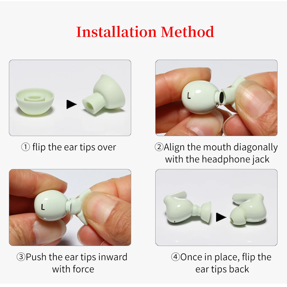 Silicone Ear Tips for ONEPLUS Buds Ace 2 6 Silicone Ear Tips for ONEPLUS Buds Ace 2 - Image 6