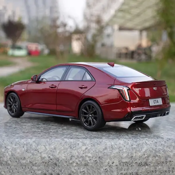 1/18 Scale Red GM CT4 Diecast Model Car - Image 3
