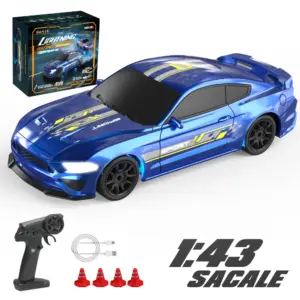 1:43 Blue Remote-Controlled Drift Car
