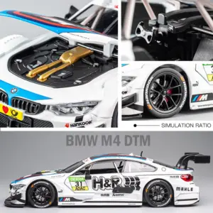 1:24 BMW M4 DTM Diecast Model Car Yellow 11 S5d3a8b6f3c6b459fb754e2b9b5f29de1G