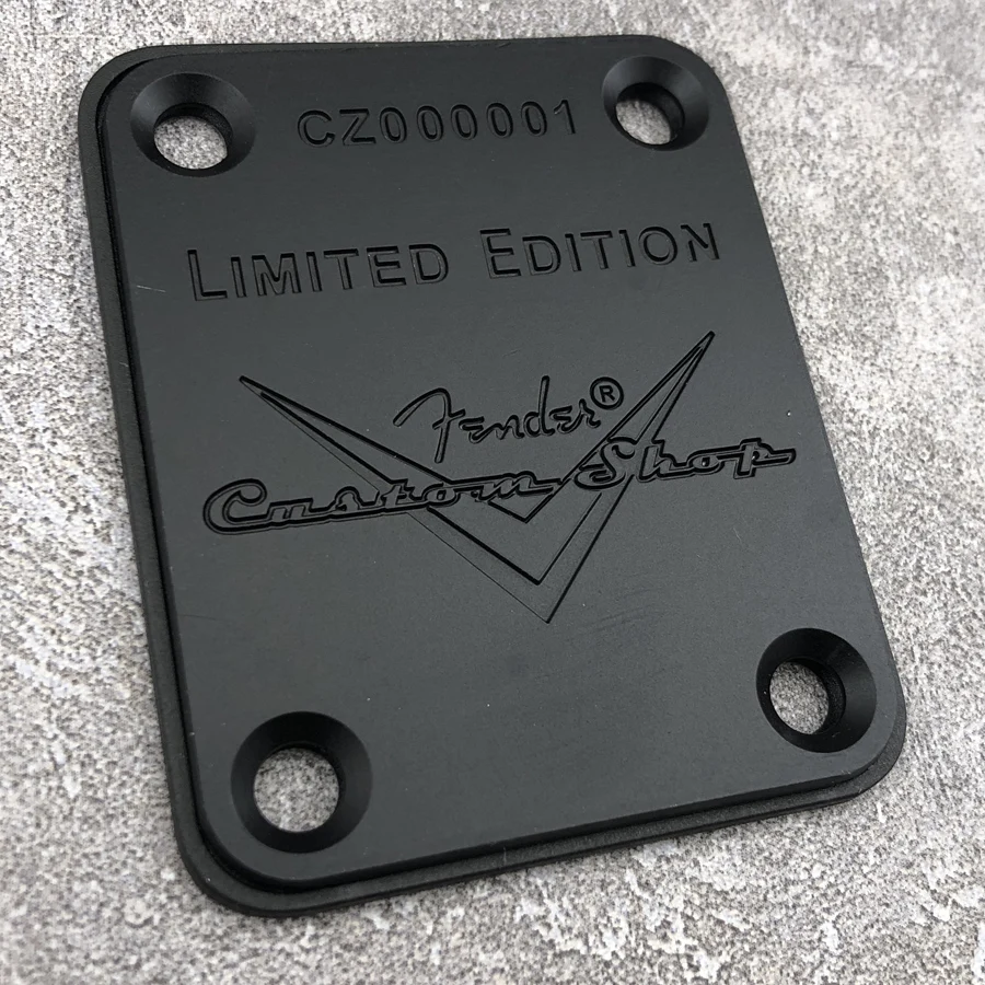 Custom Shop Limited Edition Guitar Neck Plate 3 Custom Shop Limited Edition Guitar Neck Plate - Image 3