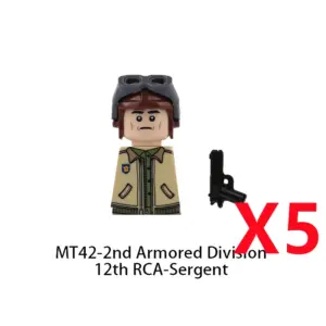 WWII Soldier Military Figure Building Block Set