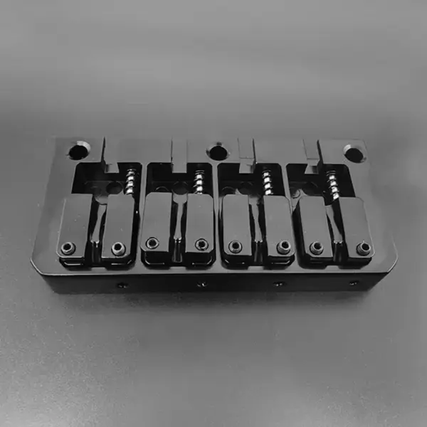 Flipping Saddle 4-String Bass Bridge Black - Image 4
