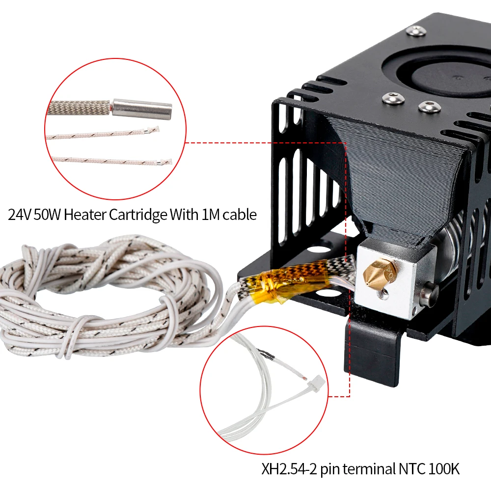 Titan Hotend Kit for Kingroon KP3S KP5L 5 Titan Hotend Kit for Kingroon KP3S KP5L - Image 5