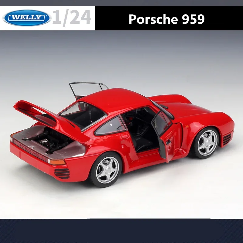 WELLY 1:24 Porsche 959 Diecast Model Car 6 WELLY 1:24 Porsche 959 Diecast Model Car - Image 6