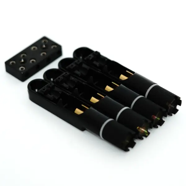 Matte Black Headless Fan Bass Bridge for 4-5 Strings - Image 4