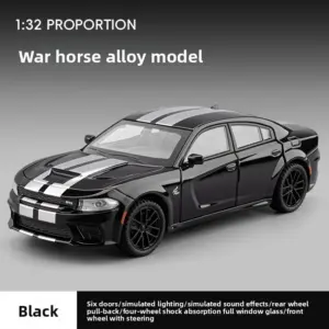 1/32 Scale Dodge Charger Diecast Model Car 15 S60e394cd10b449e590d56dadea7a8259w