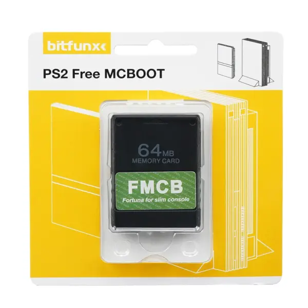 Bitfunx Fortuna 8MB 16MB 32MB 64MB Memory Cards for PS2 Slim - Image 6