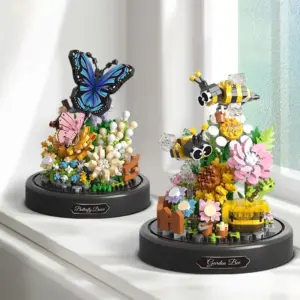 Flower Secret Puzzle Building Blocks Set