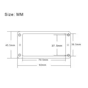 Slanted Plastic Pickup Ring Set for LP Guitars 10 S615782c4ff26469d884db878e4247bf4n