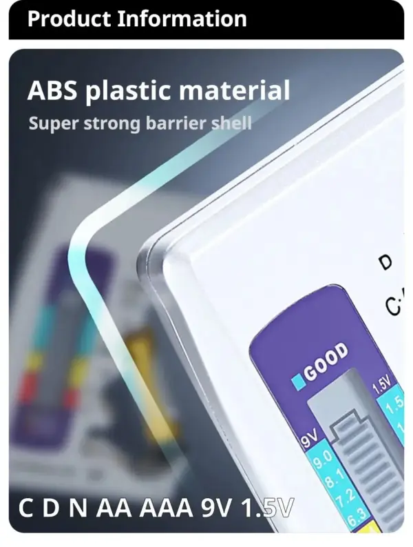 Digital Battery Capacity Tester for AA AAA C D 9V - Image 5