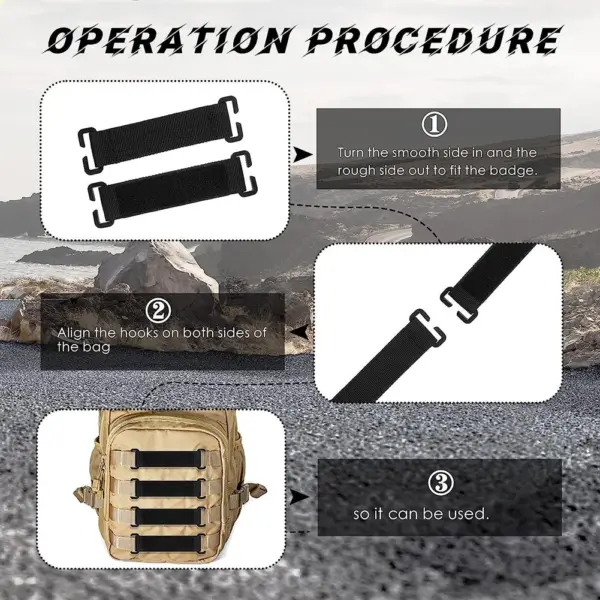 Tactical Nylon Patch Panel for Gear Customization - Image 5