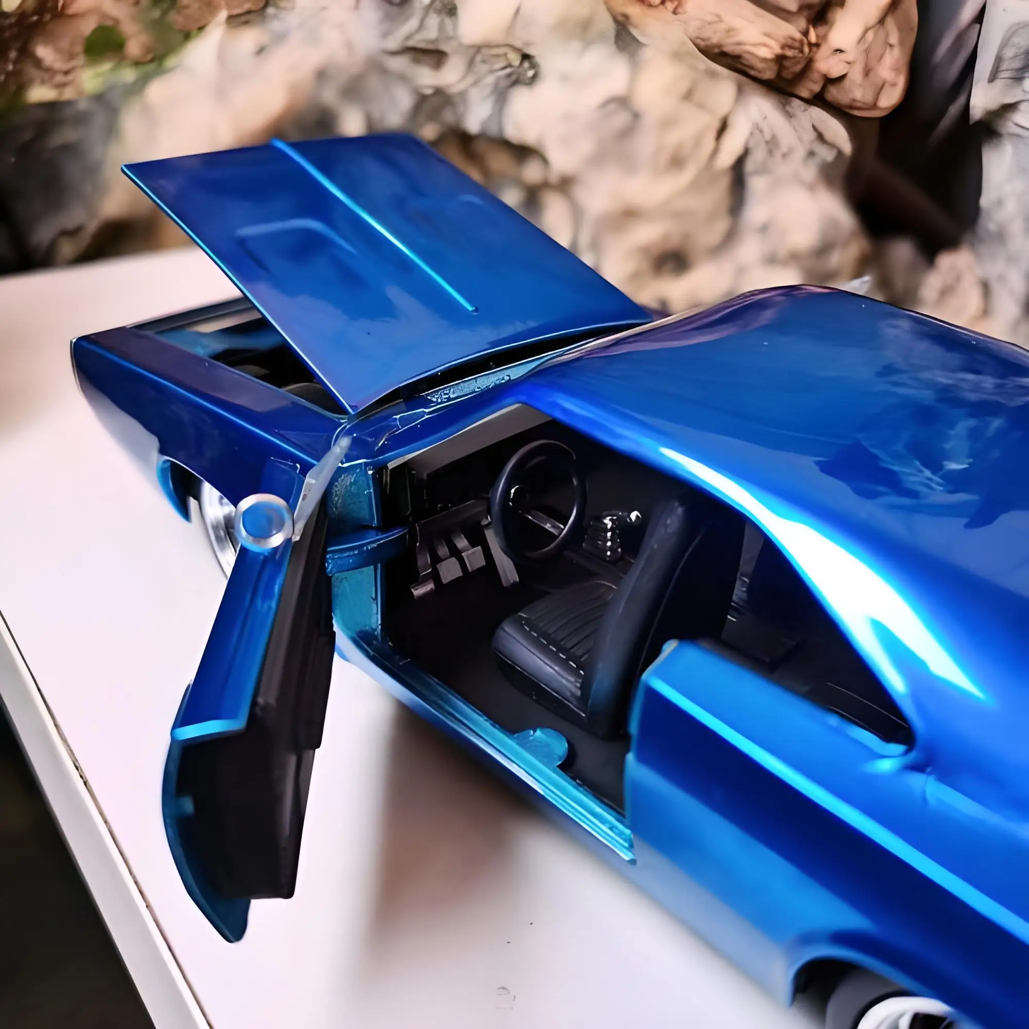 1:24 Scale 1968 Dodge Charger Diecast Model 5 1:24 Scale 1968 Dodge Charger Diecast Model - Image 5