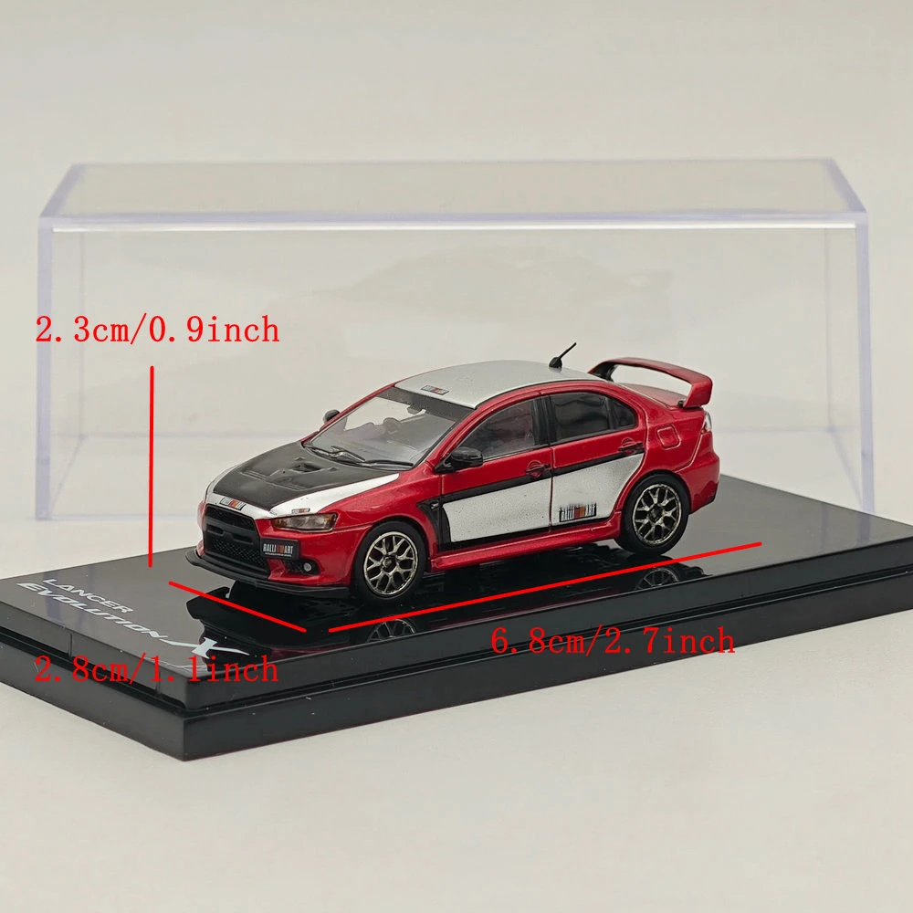 1/64 Scale Red Lancer Evolution X Diecast Model 4 1/64 Scale Red Lancer Evolution X Diecast Model - Image 4