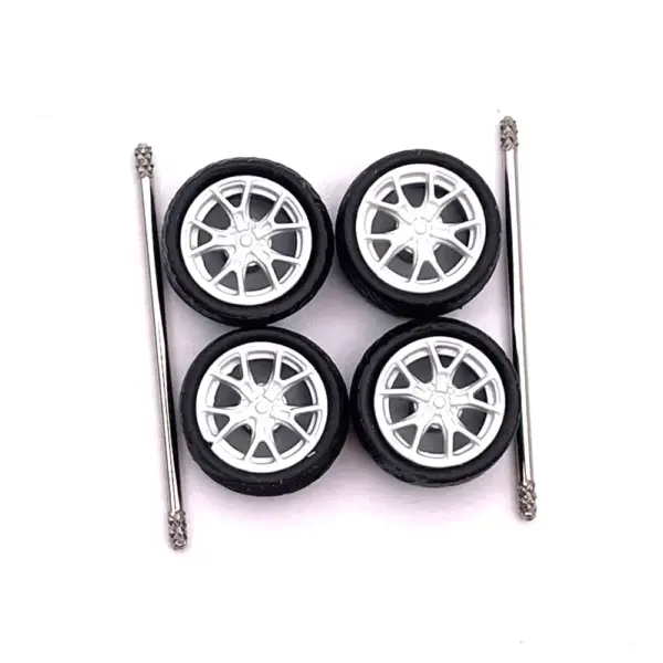 Custom 1:64 Scale Model Car Wheels Set - Image 28