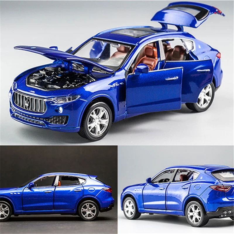1:32 Maserati Levante SUV Diecast Model Blue 3 1:32 Maserati Levante SUV Diecast Model Blue - Image 3