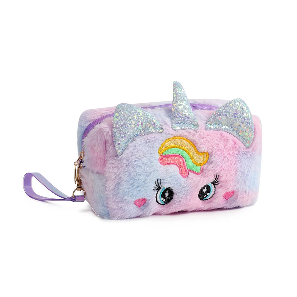 Large Capacity Plush Pencil Bag TY91 7 Large Capacity Plush Pencil Bag TY91 - Image 7