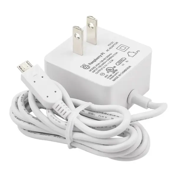 Raspberry Pi Official 5.1V 2.5A Power Supply - Image 2