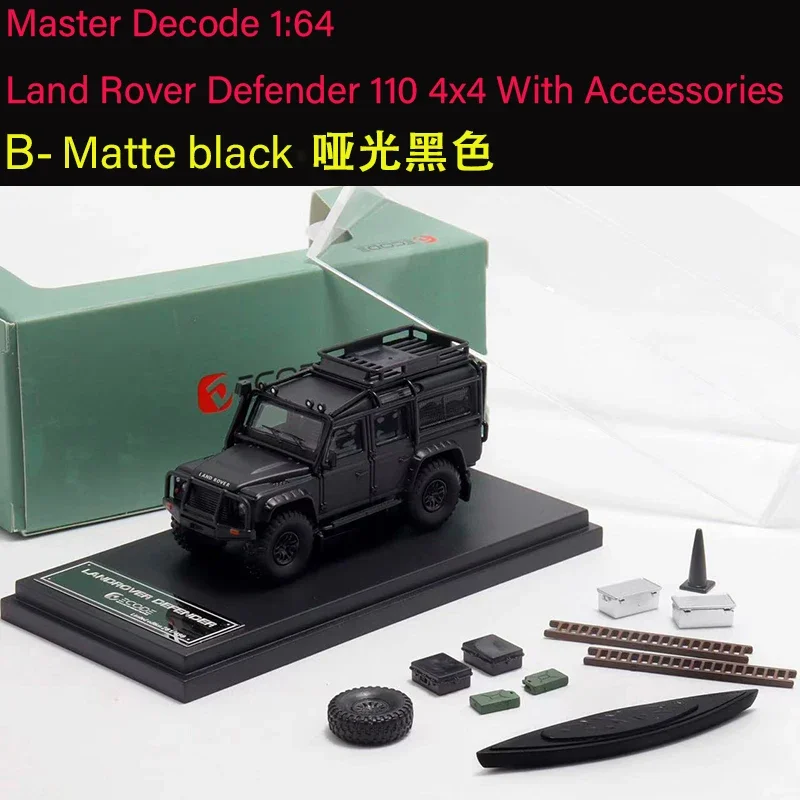 1:64 Scale Land Rover Defender 110 Model with Accessories 7 1:64 Scale Land Rover Defender 110 Model with Accessories - Image 7