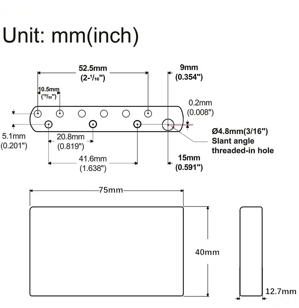 Hand-Made Tremolo Bridge System for Electric Guitars 6 Hand-Made Tremolo Bridge System for Electric Guitars - Image 6