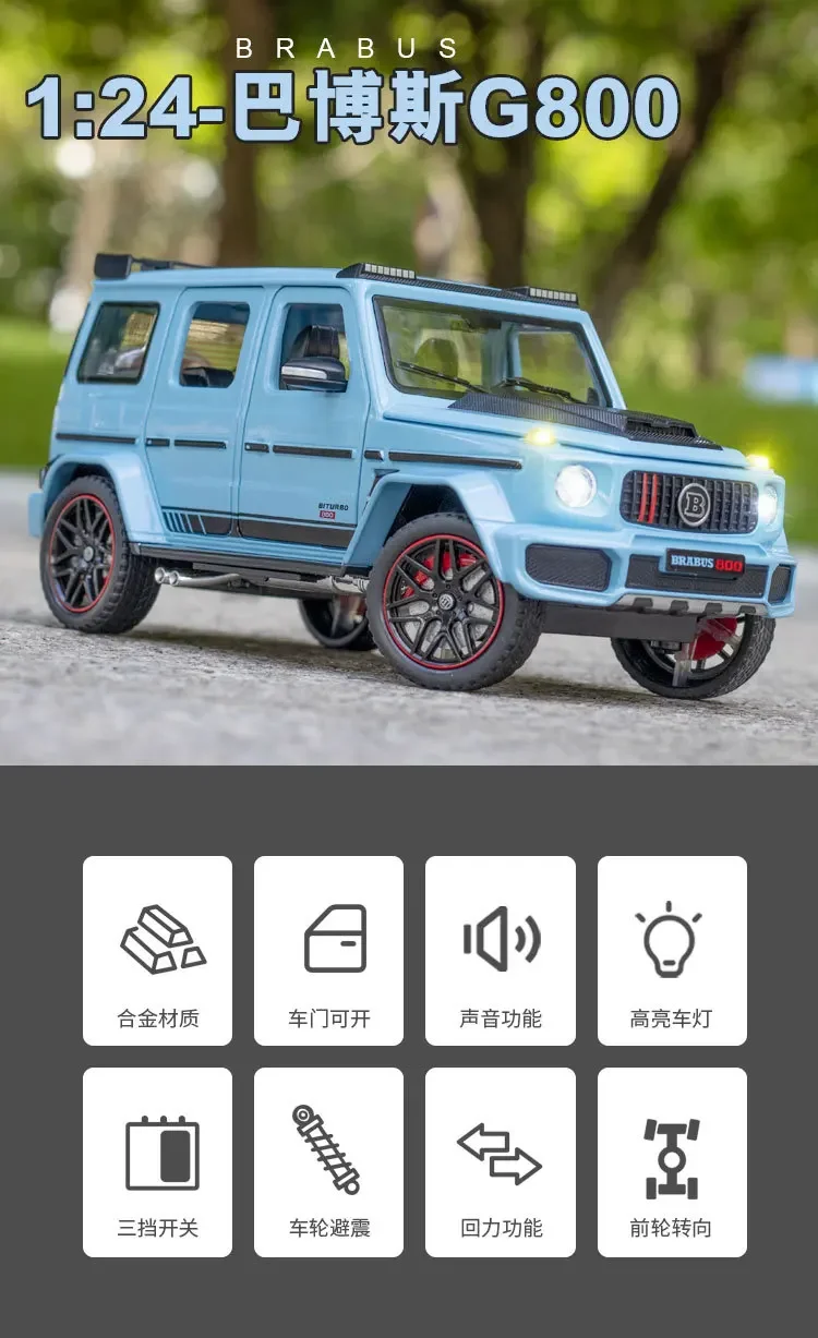 1:24 Scale Mercedes Benz BRABUS G800 Model 15 1:24 Scale Mercedes Benz BRABUS G800 Model - Image 15
