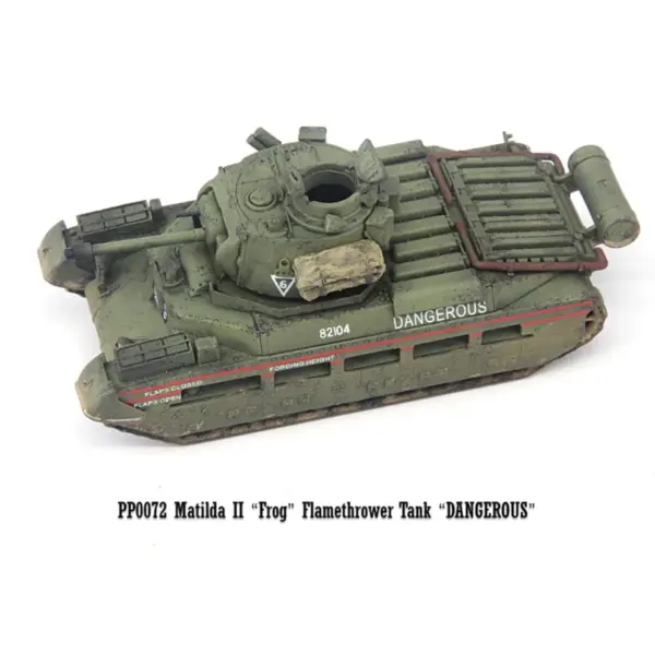 1/72 Scale Matilda 2 Flamethrower Tank Model - Image 2