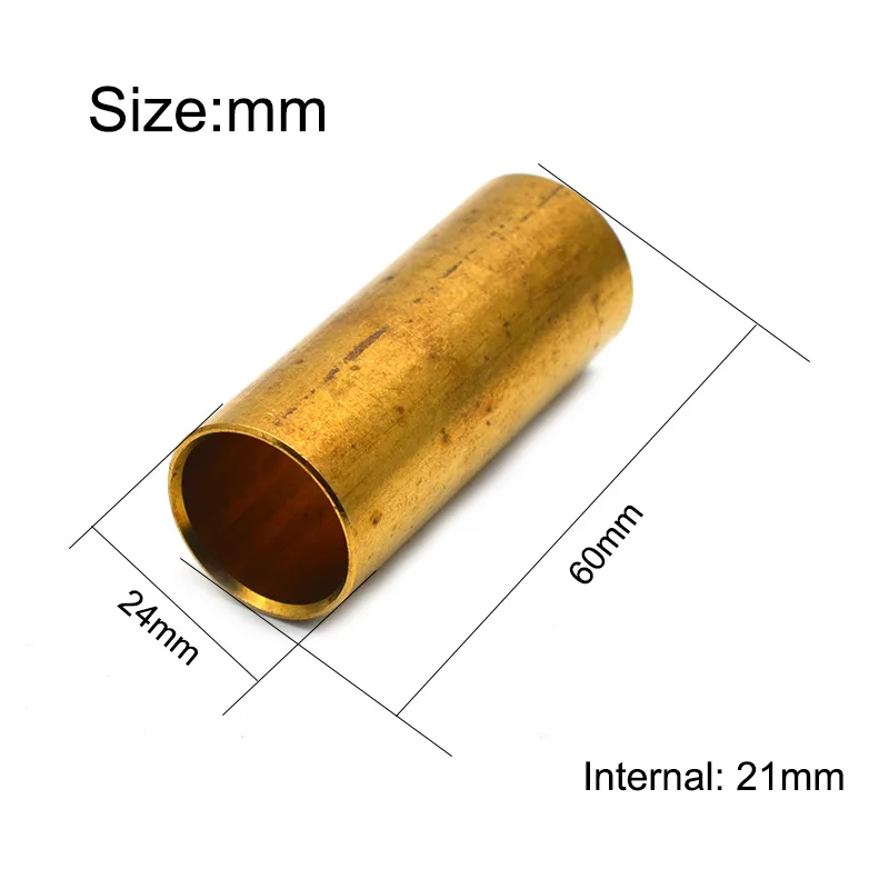 Guitar Brass Slide for Vintage Delta Sound 2 Guitar Brass Slide for Vintage Delta Sound - Image 2