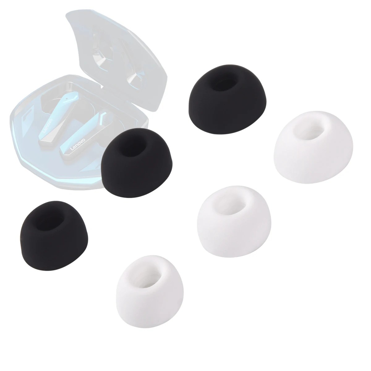 Silicone Ear Tips for Lenovo GM2 Pro LP5 TWS 2 Silicone Ear Tips for Lenovo GM2 Pro LP5 TWS - Image 2