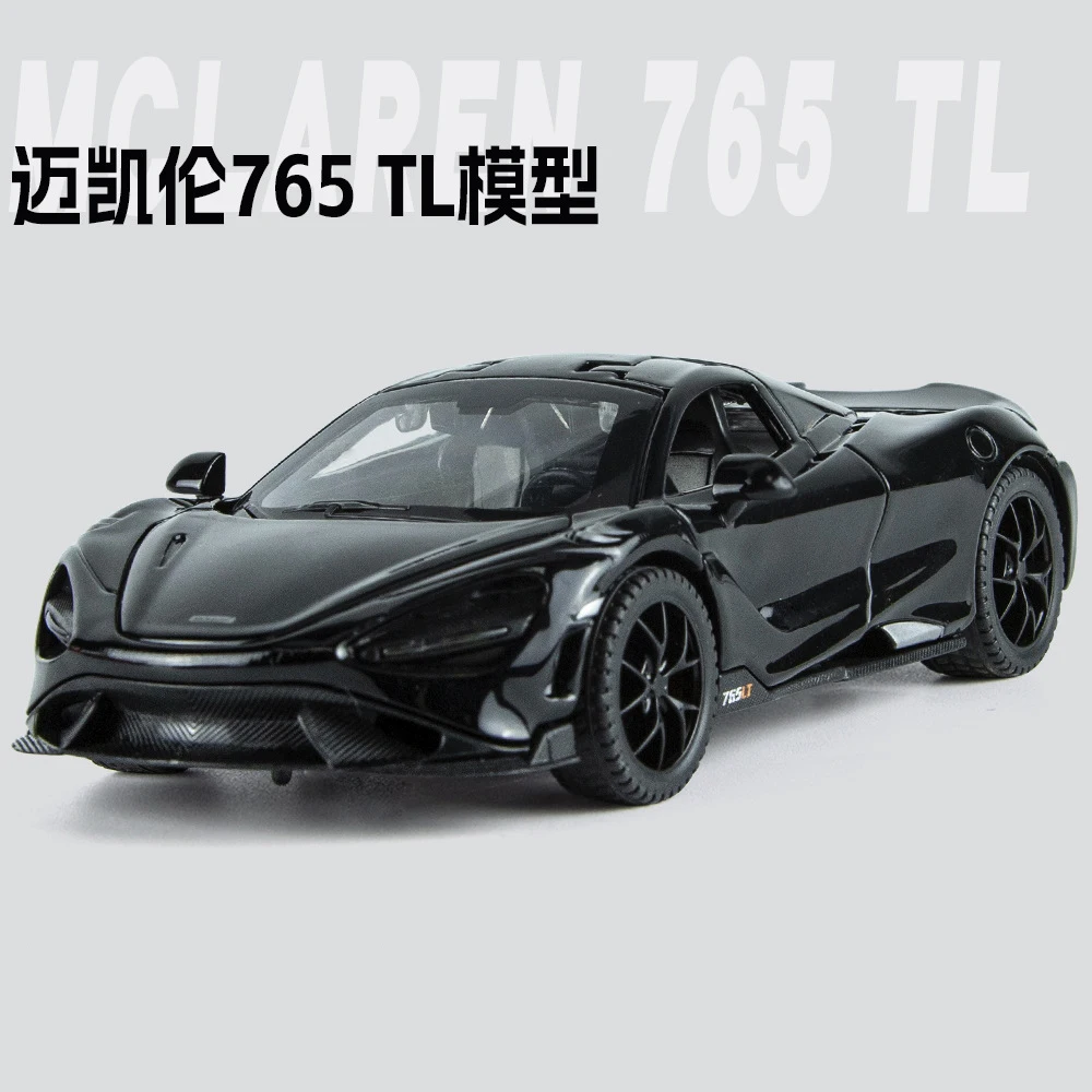 1:32 McLaren 765LT Diecast Model Car Gray 9 1:32 McLaren 765LT Diecast Model Car Gray - Image 9