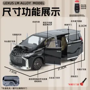 1:24 Toyota Alphard Diecast Model Car 8 S672d2a87af154df0b94af90736153860F