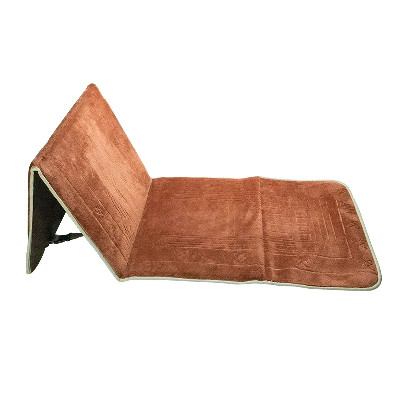 Foldable Muslim Prayer Mat with Backrest Support 10 Foldable Muslim Prayer Mat with Backrest Support - Image 10