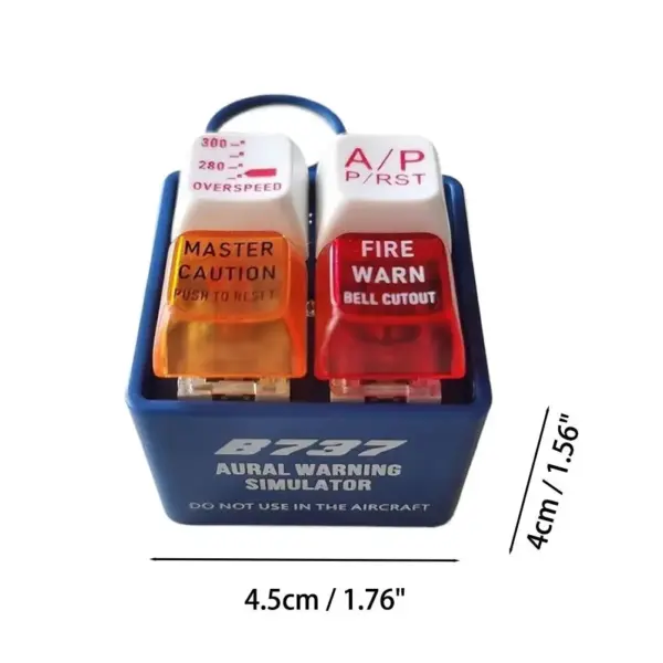 Boeing 737 Aural Warning Simulator Keychain - Image 6