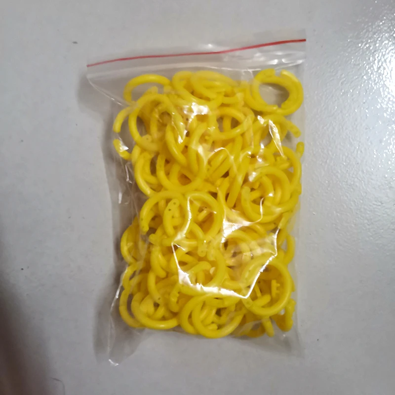 Colorful 100-Piece Plastic Binder Ring Set 9 Colorful 100-Piece Plastic Binder Ring Set - Image 9