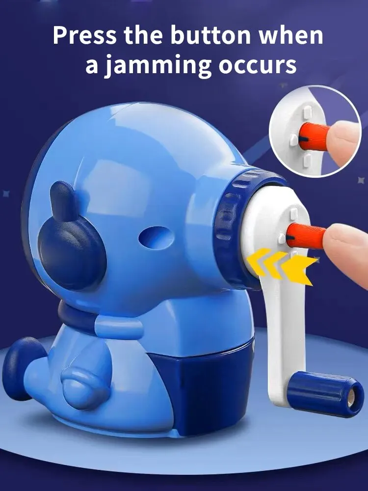 Astronaut Cartoon Manual Pencil Sharpener 4 Astronaut Cartoon Manual Pencil Sharpener - Image 4