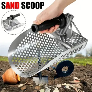 Stainless Steel Sand Scoop for Metal Detecting 11 S67e379e79ff14882bf815b442ffacf5dp