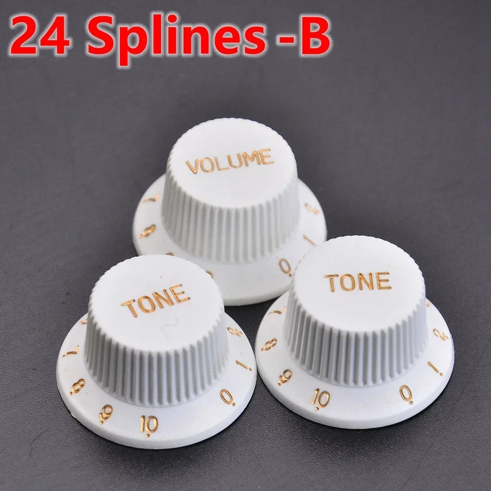 Stratocaster Control Knob Set - 18/24 Spline 21 Stratocaster Control Knob Set - 18/24 Spline - Image 21