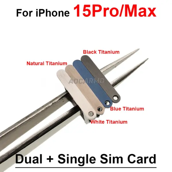 AOCARMO SIM Card Trays for iPhone 15 Pro Max - Image 3