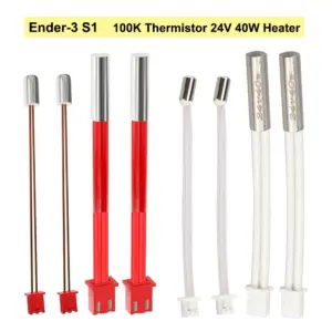24V 40W Cartridge Heater with 100K Thermistor
