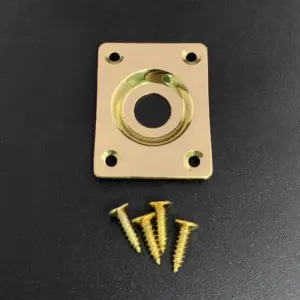 Set of 4 Metal Jack Plates for Bass Guitars 15 S69650a0d2848441d879d84e991d43e20N