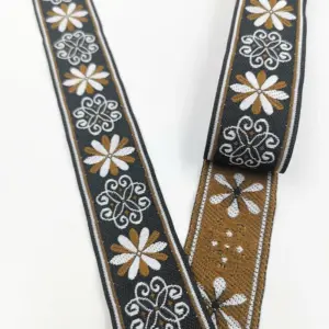 Vintage Ethnic Embroidery Ribbon 33mm 7 Meters 109 S699df500c6b7456a80891c82494978afL