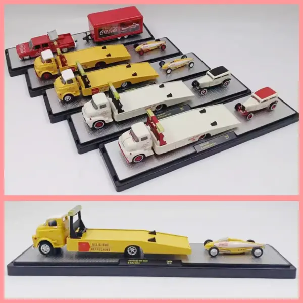 M2 Machines 1:64 Scale Truck Trailer Model - Image 3