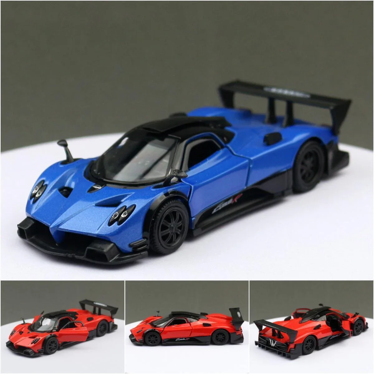 1:36 Pagani Zonda R Diecast Model Red 2 1:36 Pagani Zonda R Diecast Model Red - Image 2