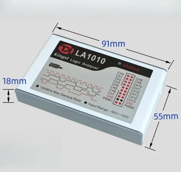 New Kingst LA1010 16-Channel USB Logic Analyzer - Image 2